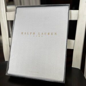 NEW Ralph Lauren Home Portrait White Oblong Table Cloth 70” x 84” NIB